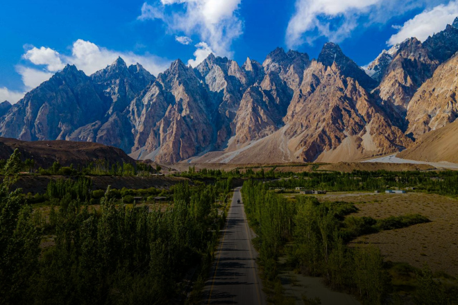 Hunza Valley mountains